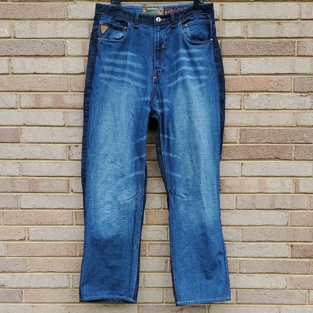 Akademiks Baggy Vintage Jeans 36 X 33 Two-tone